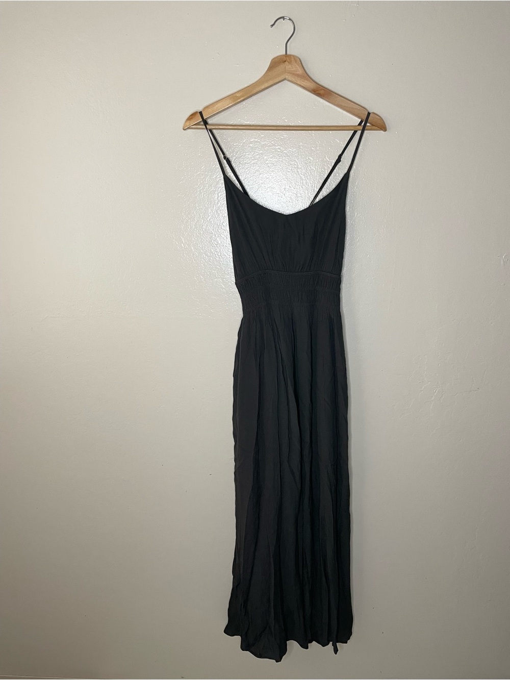 bohme black Charcoal Spaghetti Strap Maxi Dress